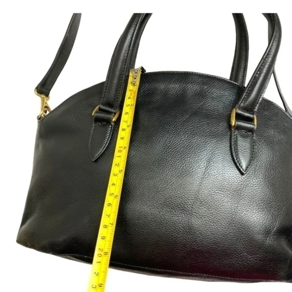 Coach RARE vintage black leather madison savoy bag made in Italy